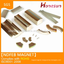 Customized neodymium magnet motor high grade N52 magnet